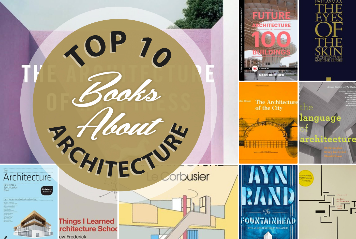 Highly recommended books about architecture